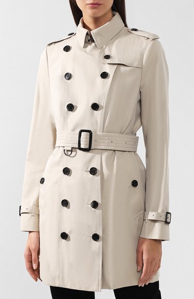 Хлопковый тренч sandringham BURBERRY светло-серого цвета по цене 199500 руб., арт. 3913360, фото 3 Хлопковый тренч sandringham BURBERRY, арт. 3913360, фото 3