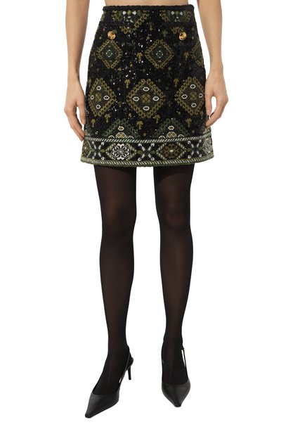 Юбка с отделкой пайетками GIAMBATTISTA VALLI, арт. 24FWPVCA2058-29RIC, фото 3