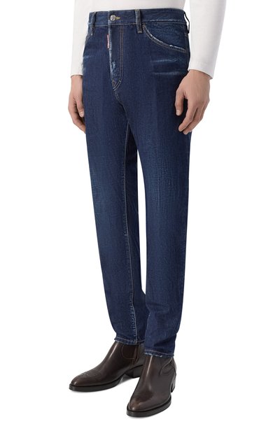 Джинсы teddy DSQUARED2 темно-синего цвета по цене 69950 руб., арт. S71LB1788/D30011, фото 3 Джинсы teddy DSQUARED2, арт. S71LB1788/D30011, фото 3