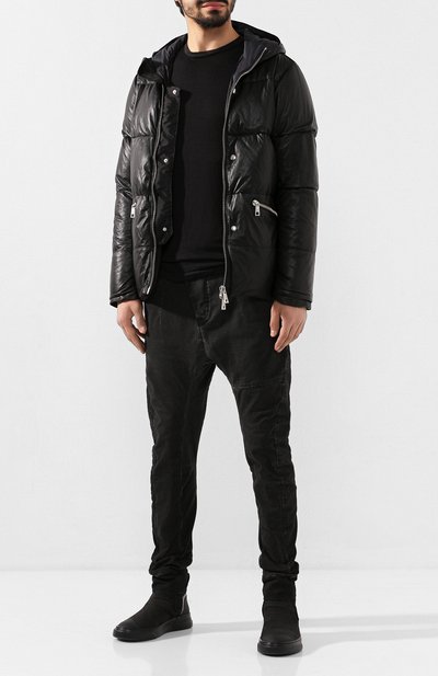 Комбинированные кеды BRUNO BORDESE черного цвета по цене 45200 руб., арт. BBUBY16M, фото 2 Комбинированные кеды BRUNO BORDESE, арт. BBUBY16M, фото 2