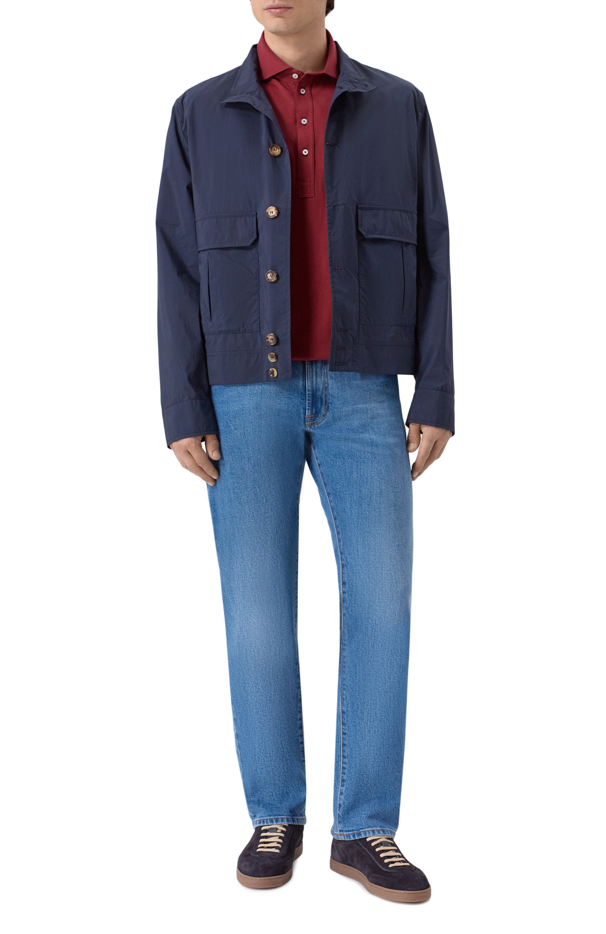 Хлопковое поло BRUNELLO CUCINELLI, арт. M0B133915, фото 2