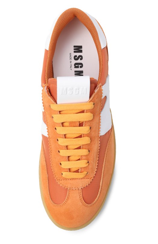 Комбинированные кеды Retro MSGM 4041MDS021/988 Оранжевый  4041MDS021/988 Фото 6