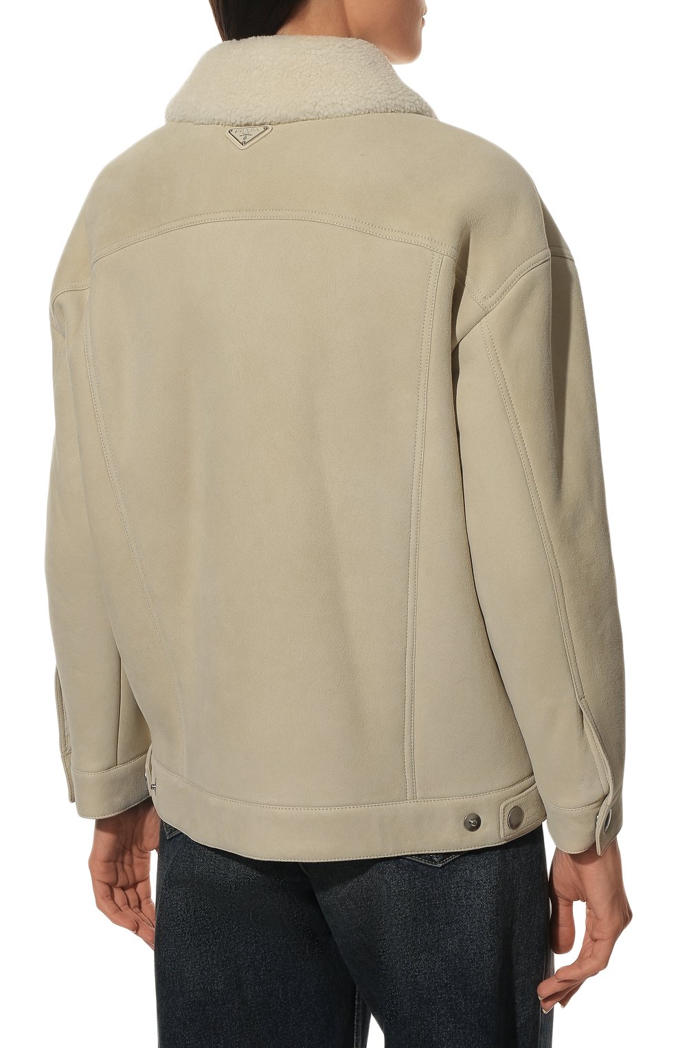 Дубленка из овчины PRADA, арт. 58A097-1ZXR-F0K74, фото 4