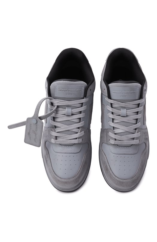 Комбинированные кеды Out Of Office Off-White 0MIA189S25LEA006 Серый  0MIA189S25LEA006 Фото 6
