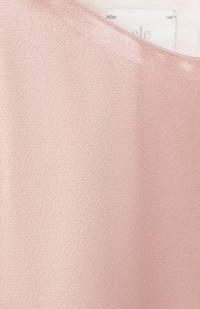 Топ из вискозы ELEVENTY светло-розового цвета по цене 19500 руб., арт. EY5A02/S0245_001, фото 3 Топ из вискозы ELEVENTY, арт. EY5A02/S0245_001, фото 3