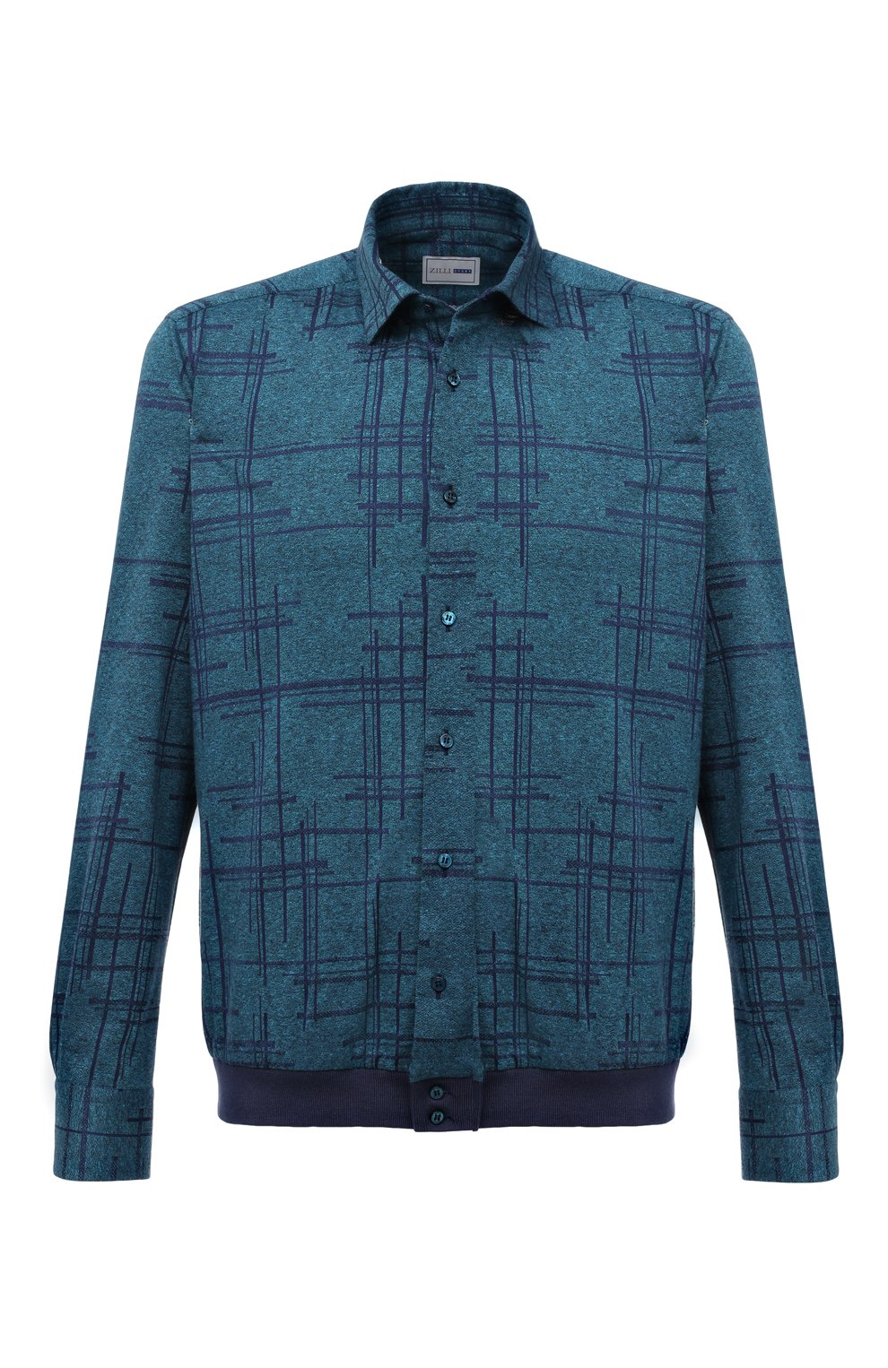 Хлопковая рубашка ZILLI SPORT, арт. MFU-56061-@/0006, фото 1