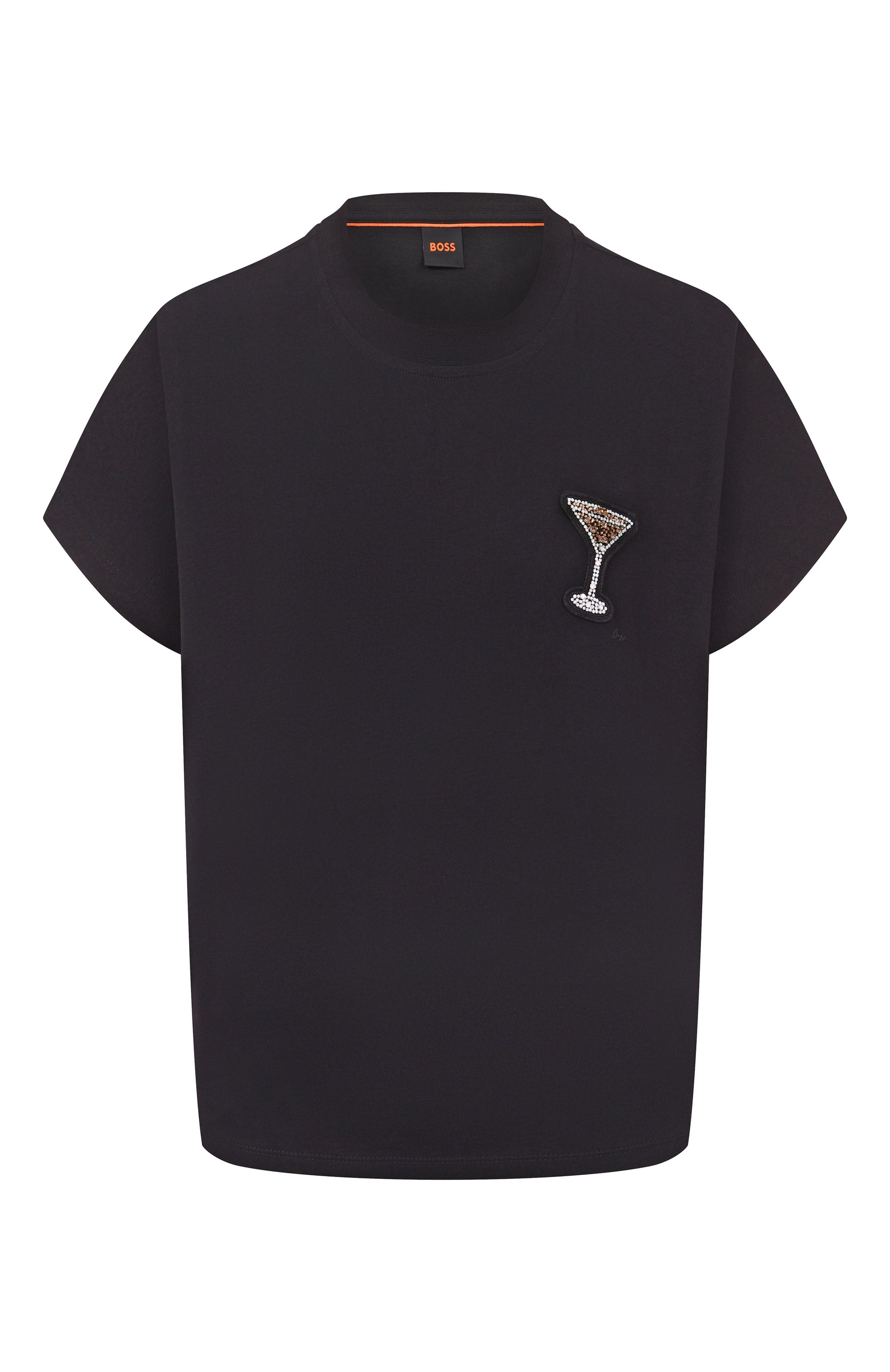 Хлопковая футболка BOSS ORANGE, арт. 50547797, фото 1