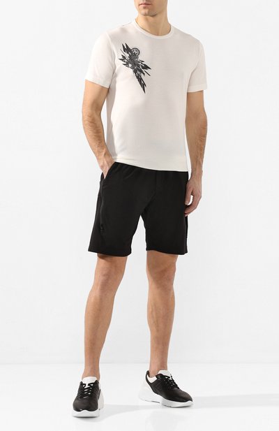 Хлопковые шорты STONE ISLAND, арт. 7215650F3, фото 2