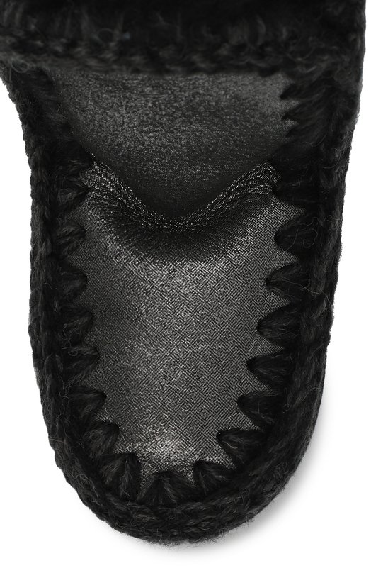 Кожаные сапоги Mou Серый, фото 4