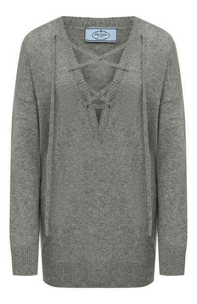 Женский кашемировый пуловер PRADA, арт. P24P1D-10RX-F0031-221
