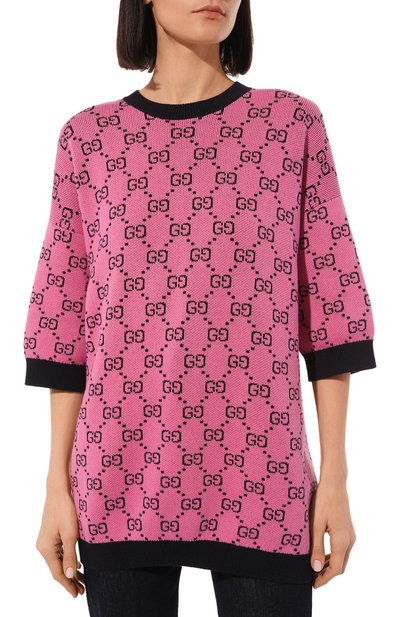 Пуловер из шерсти и хлопка GUCCI, арт. 662038 XKBXI, фото 3