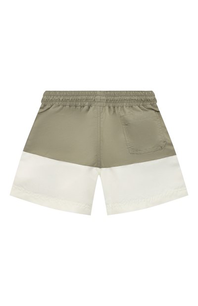 Плавки-шорты BRUNELLO CUCINELLI хаки цвета по цене 21500 руб., арт. BW817H550A, фото 2 Плавки-шорты BRUNELLO CUCINELLI, арт. BW817H550A, фото 2