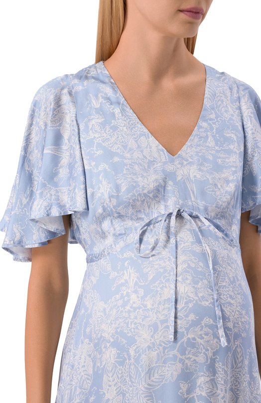 Платье из вискозы Pietro Brunelli AG0446/VIGS01 Голубой  AG0446/VIGS01 Фото 4