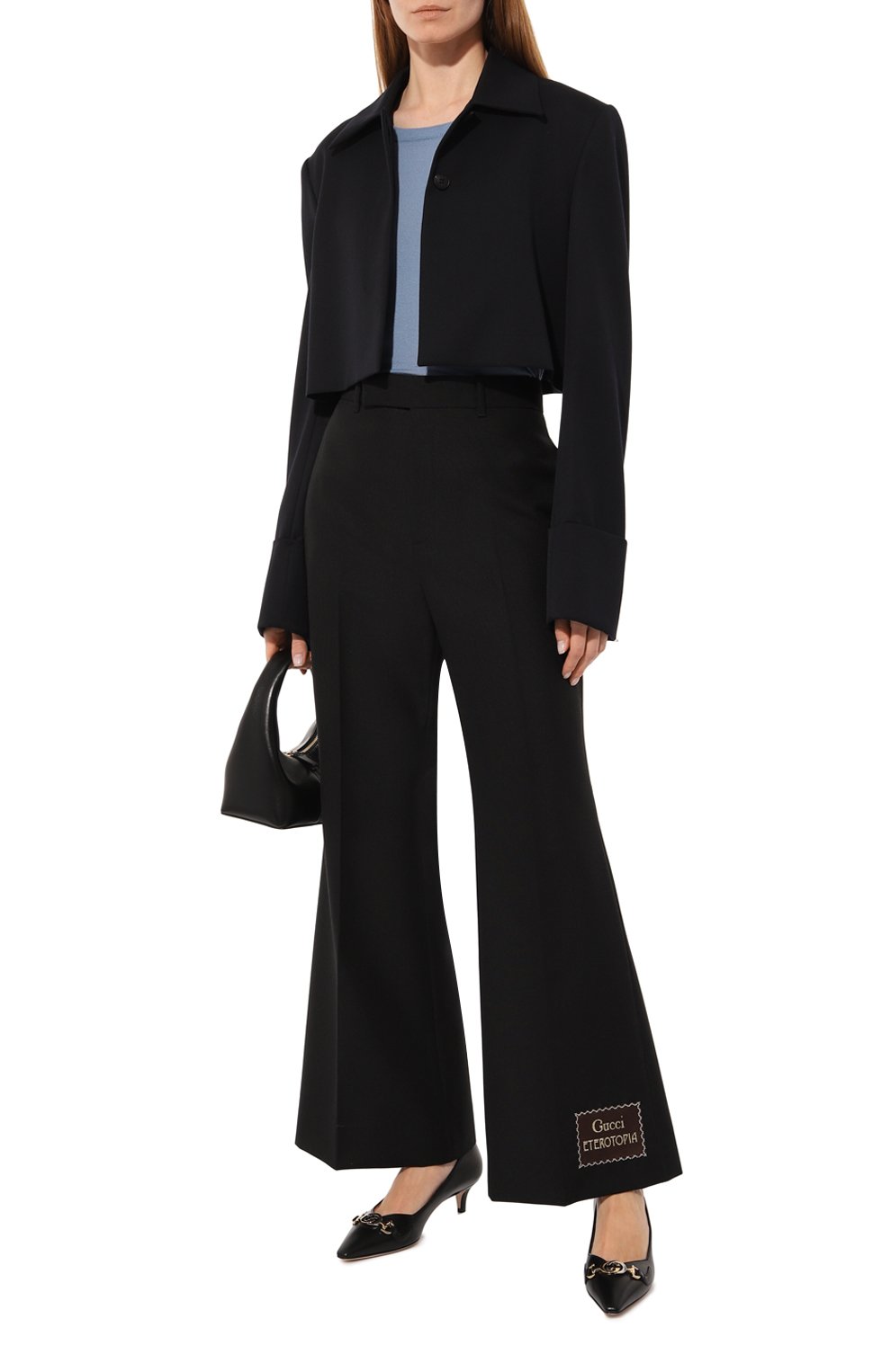 Шерстяные брюки GUCCI, арт. 621941 Z6724, фото 2