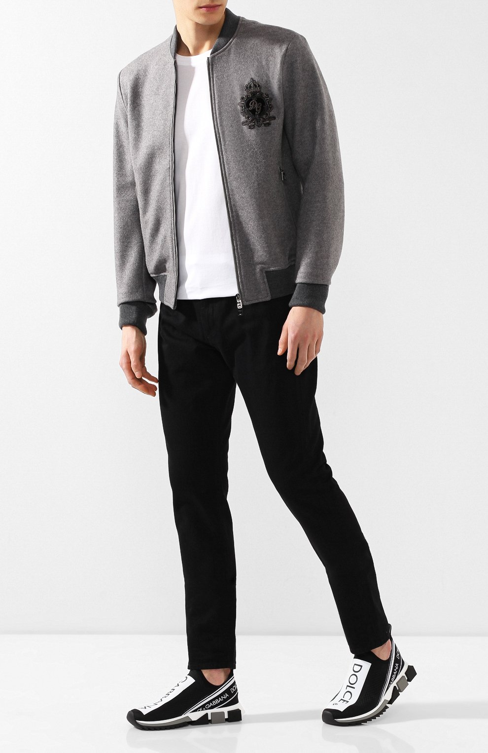 Текстильные кроссовки sorrento DOLCE & GABBANA, арт. CS1595/AH677, фото 2