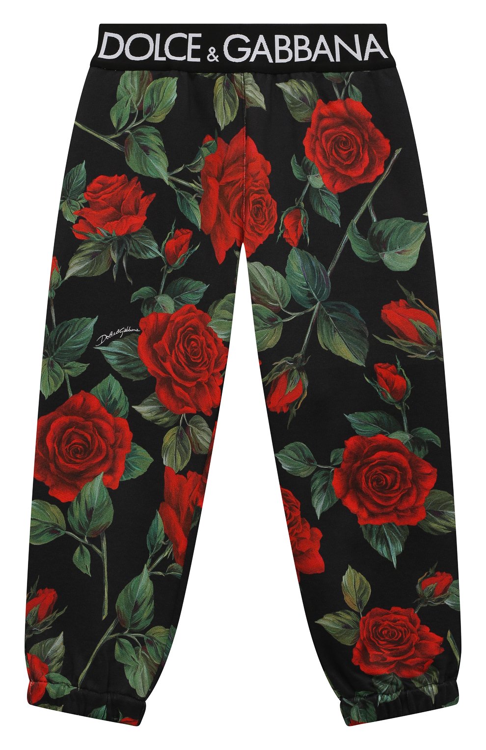 Хлопковые джоггеры DOLCE & GABBANA разноцветного цвета по цене 39950 руб., арт. L5JPC4/HS7MT/8-14, фото 1 Хлопковые джоггеры DOLCE & GABBANA, арт. L5JPC4/HS7MT/8-14, фото 1