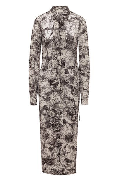 Женское платье из вискозы DRIES VAN NOTEN, арт. 222-031037-5129