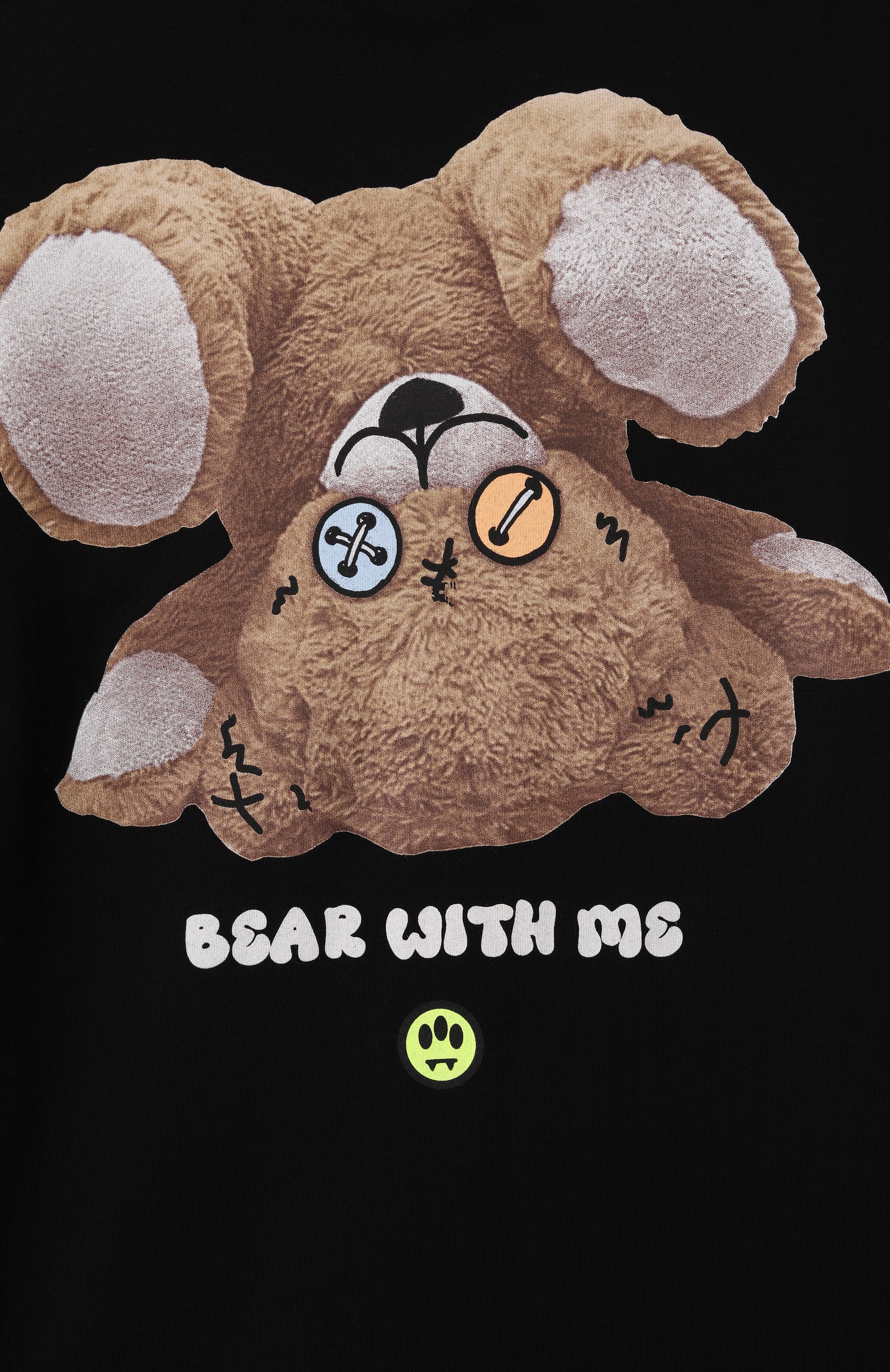 Хлопковая футболка BARROW черного цвета по цене 7800 руб., арт. S5BKJUTH029, фото 3 Хлопковая футболка BARROW, арт. S5BKJUTH029, фото 3