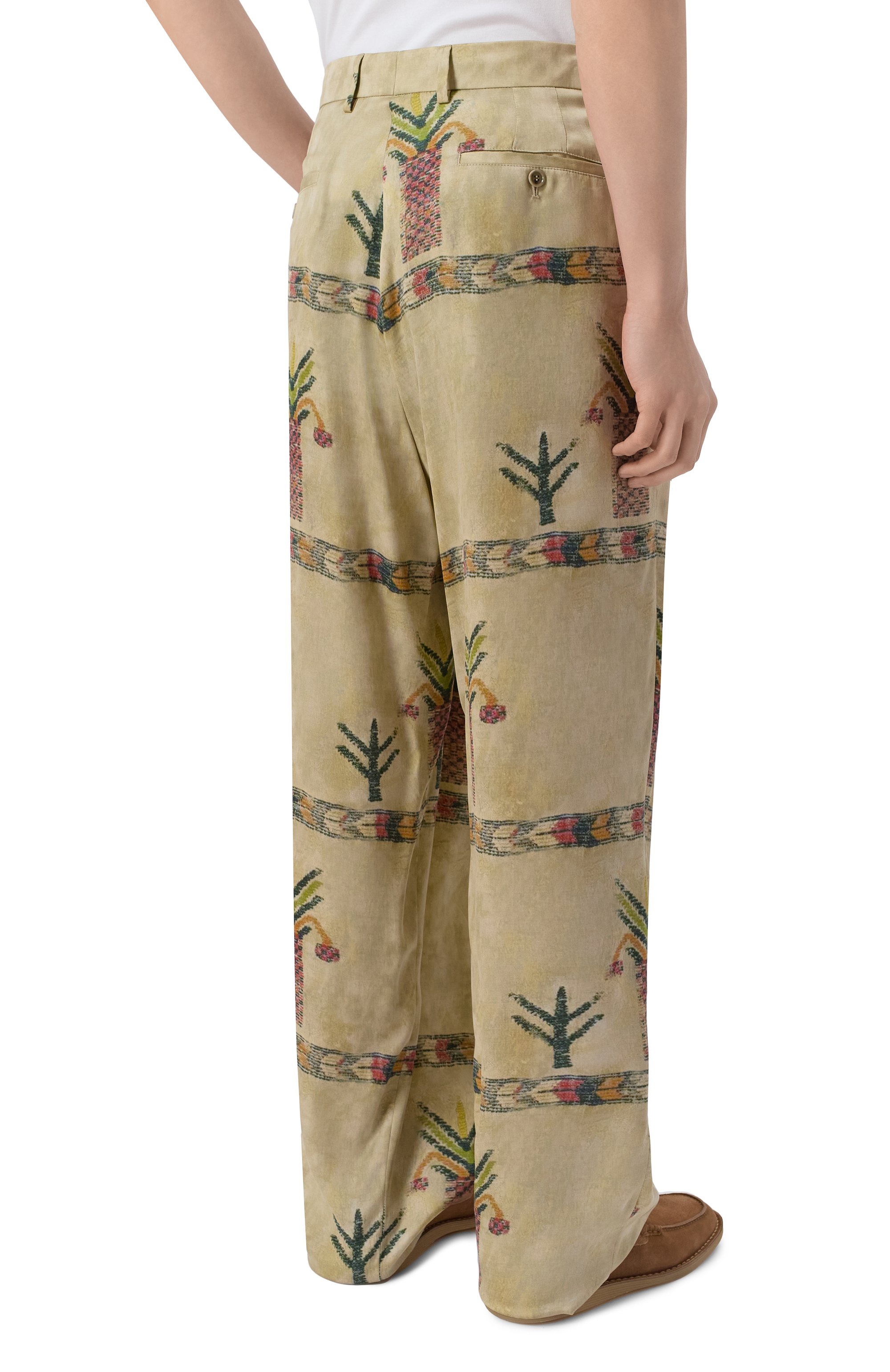 Брюки из лиоцелла и шелка GIORGIO ARMANI, арт. GM003236/TE20760, фото 4