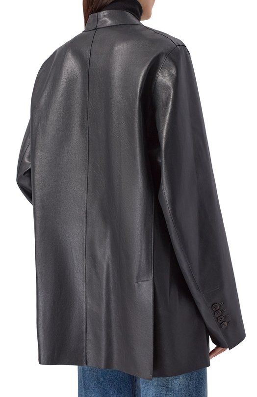 Жакет из экокожи Gooroo LJT002-9073-900-FW25/26 Чёрный  LJT002-9073-900-FW25/26 Фото 4