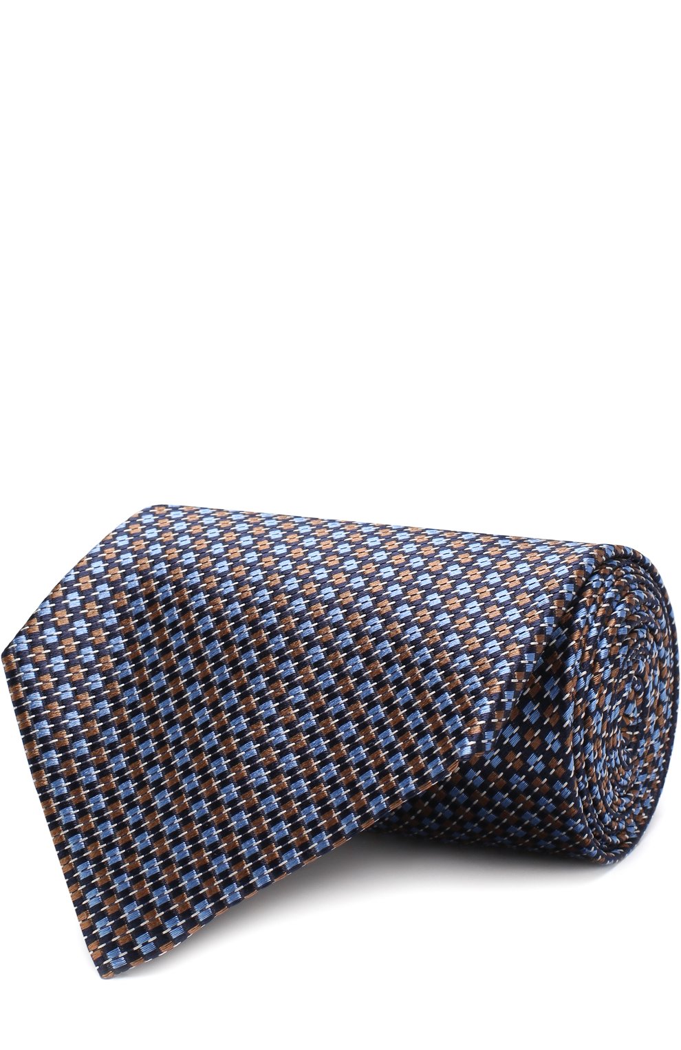 Шелковый галстук с узором ZEGNA, арт. Z3W08/1XW, фото 1