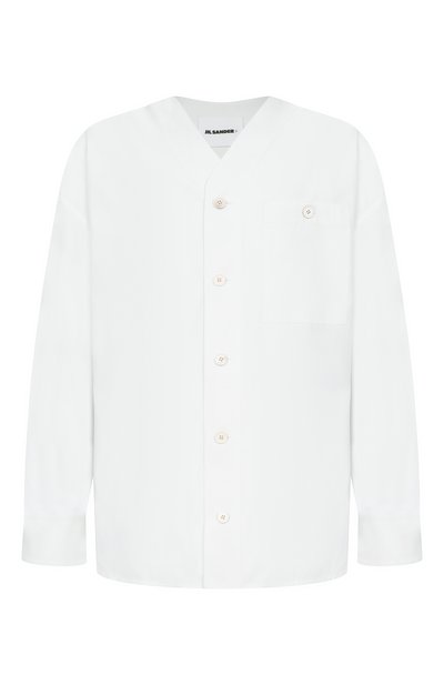 Мужская хлопковая рубашка JIL SANDER, арт. J47DL0177/J45292