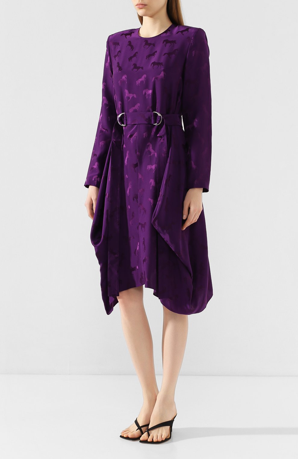 Платье из смеси вискозы и шелка STELLA MCCARTNEY, арт. 600237/SNA57, фото 3