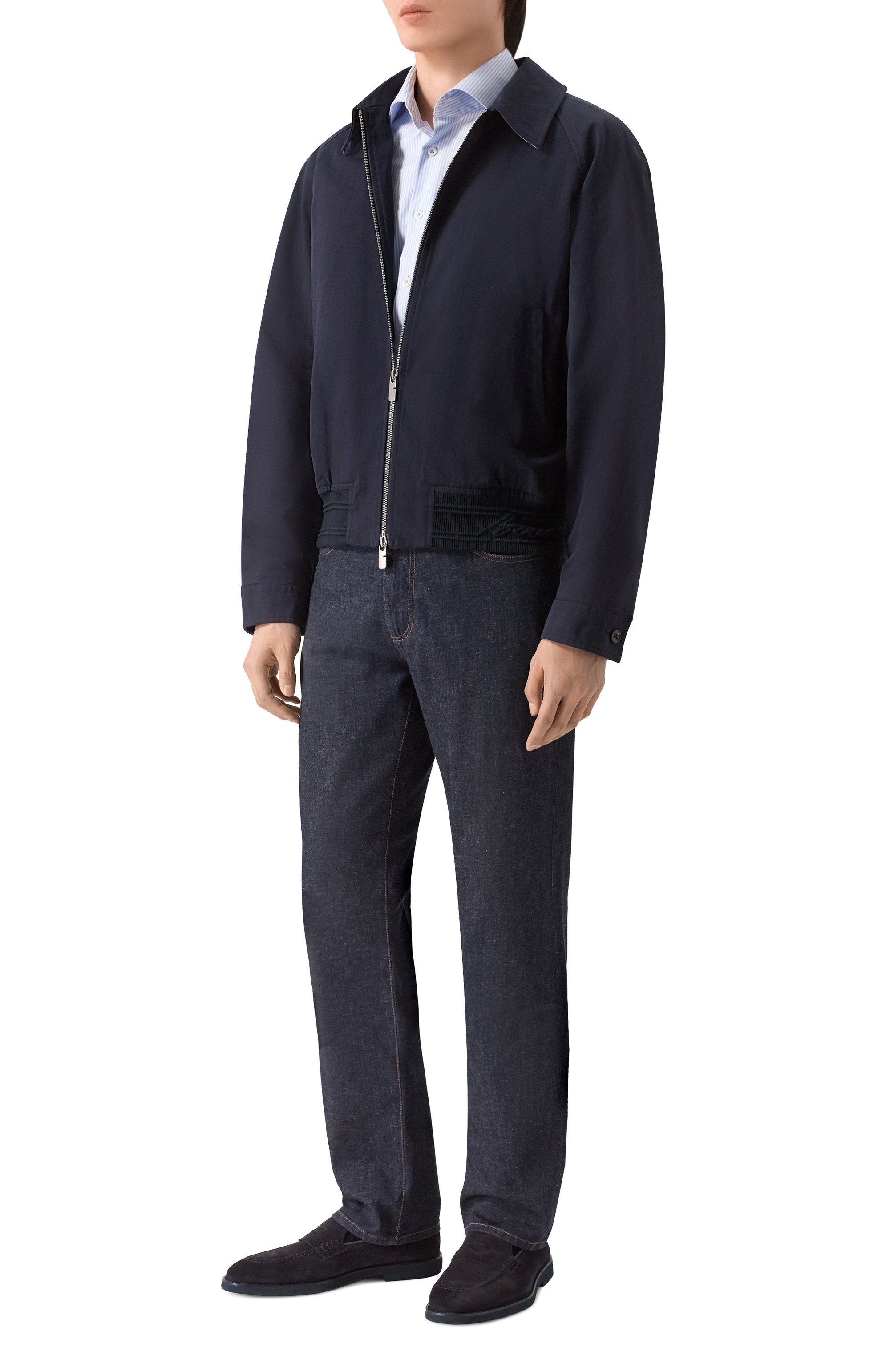 Замшевые пенни-лоферы DOUCAL'S, арт. DU3294SAL0UF009B, фото 2