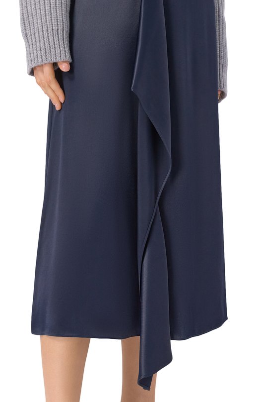 Юбка из вискозы BOSS 50552076 Синий  50552076 Фото 5