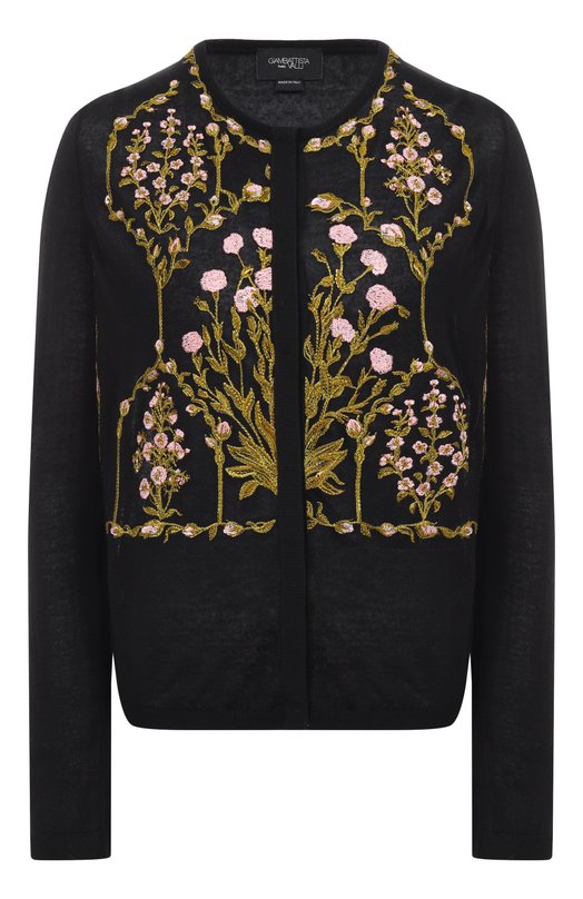 Кардиган из кашемира и шелка Giambattista Valli 25FWPVCM0M15/02CAS Чёрный 25FWPVCM0M15/02CAS