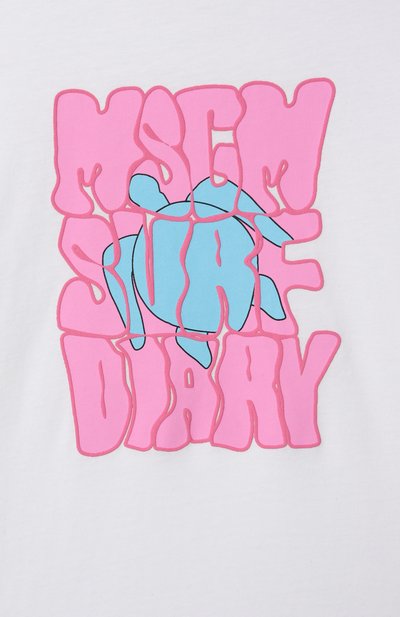 Хлопковая футболка MSGM KIDS, арт. S5MSJGTH243, фото 3