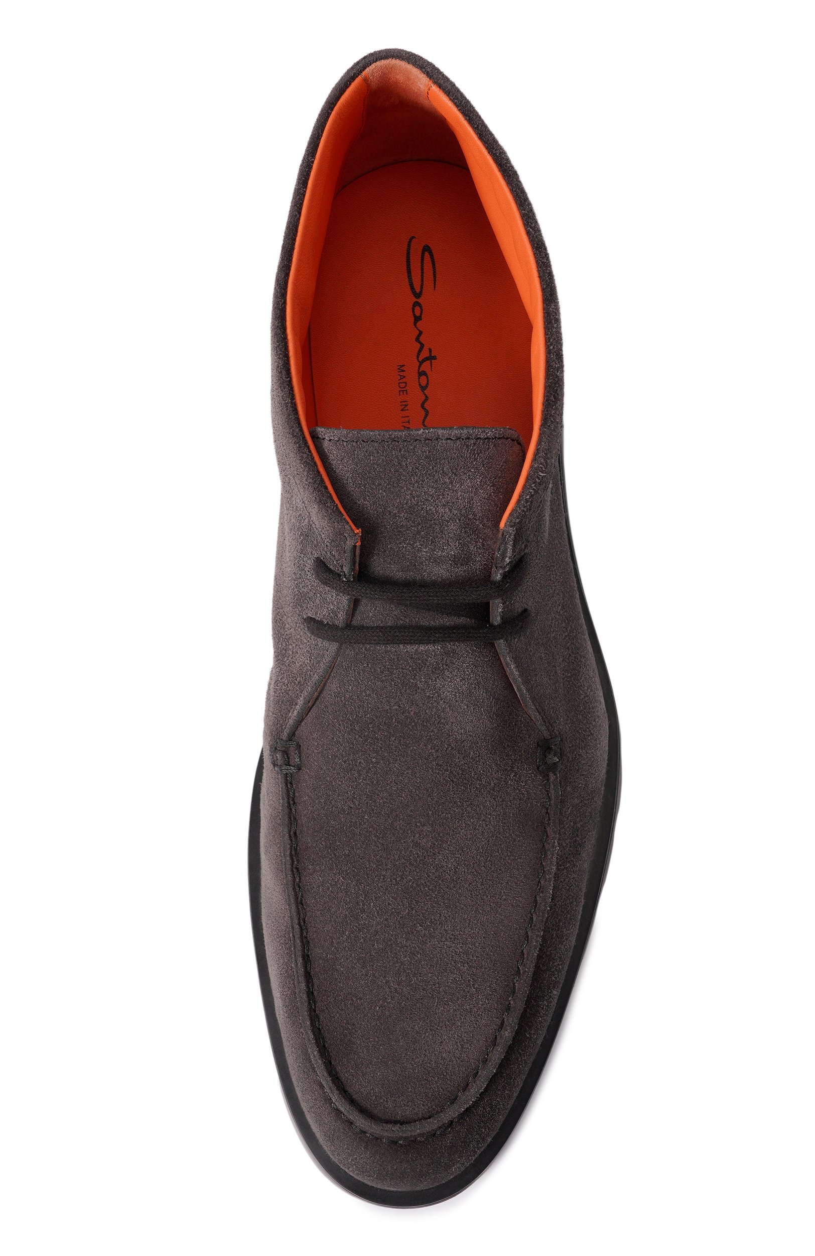Замшевые дезерты detroit SANTONI темно-серого цвета по цене 93150 руб., арт. MGDG18609NE0BSEY, фото 5 Замшевые дезерты detroit SANTONI, арт. MGDG18609NE0BSEY, фото 5
