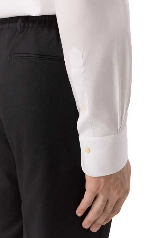 Хлопковая сорочка Alessandro Gherardi BR1M-2G-7T/M043 Белый  BR1M-2G-7T/M043 Фото 5