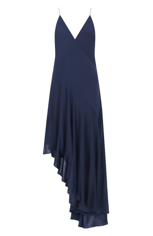 Платье из вискозы Alaia AA9R2588J077A Синий AA9R2588J077A