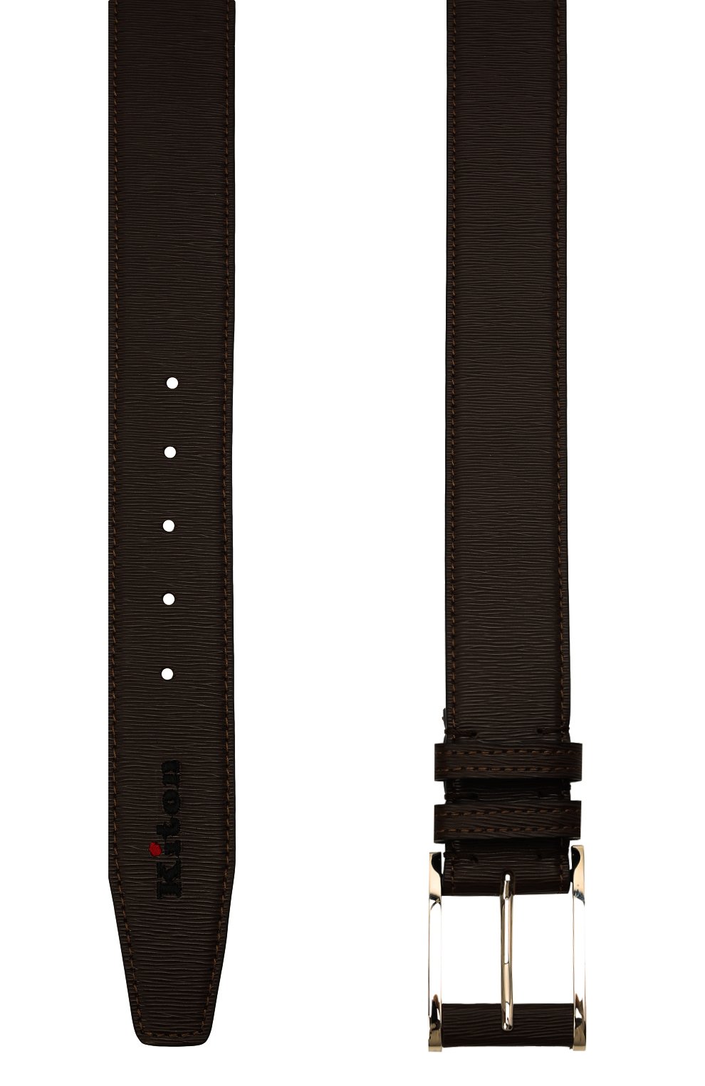 Кожаный ремень KITON, арт. USC7140N00709, фото 3