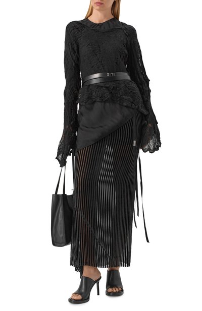 Юбка из вискозы и шелка ANN DEMEULEMEESTER, арт. B0010457/FA714, фото 2