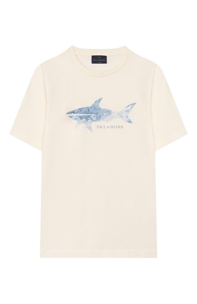 Хлопковая футболка PAUL & SHARK JUNIOR, арт. WSM00H/LAA02_001