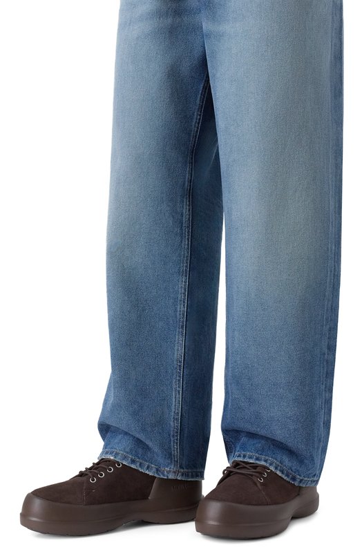 Замшевые ботинки Mezzaluna Moon Boot 80D2500030 Коричневый  80D2500030 Фото 3