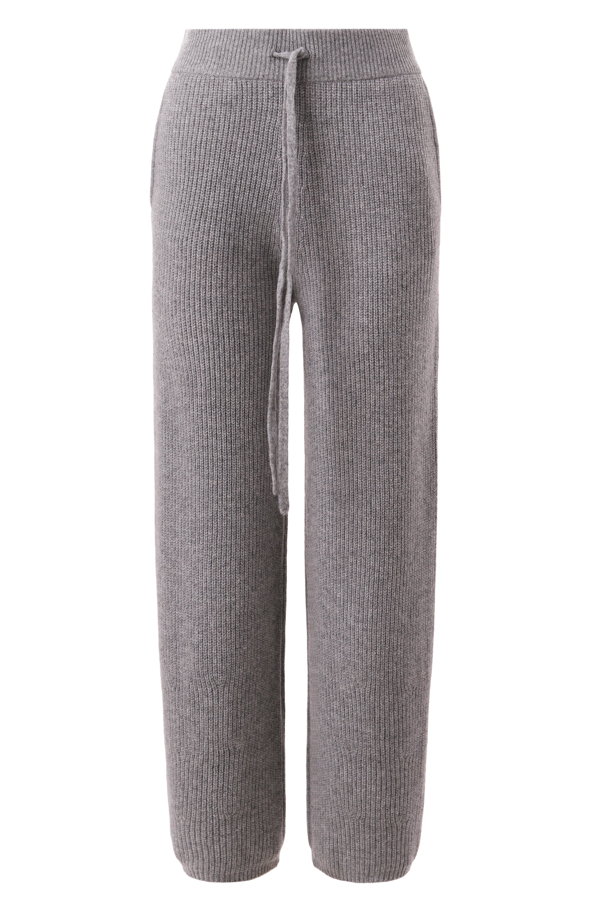 Кашемировые брюки ADDICTED серого цвета по цене 62950 руб., арт. MK209.ZY71137, фото 1 Кашемировые брюки ADDICTED, арт. MK209.ZY71137, фото 1