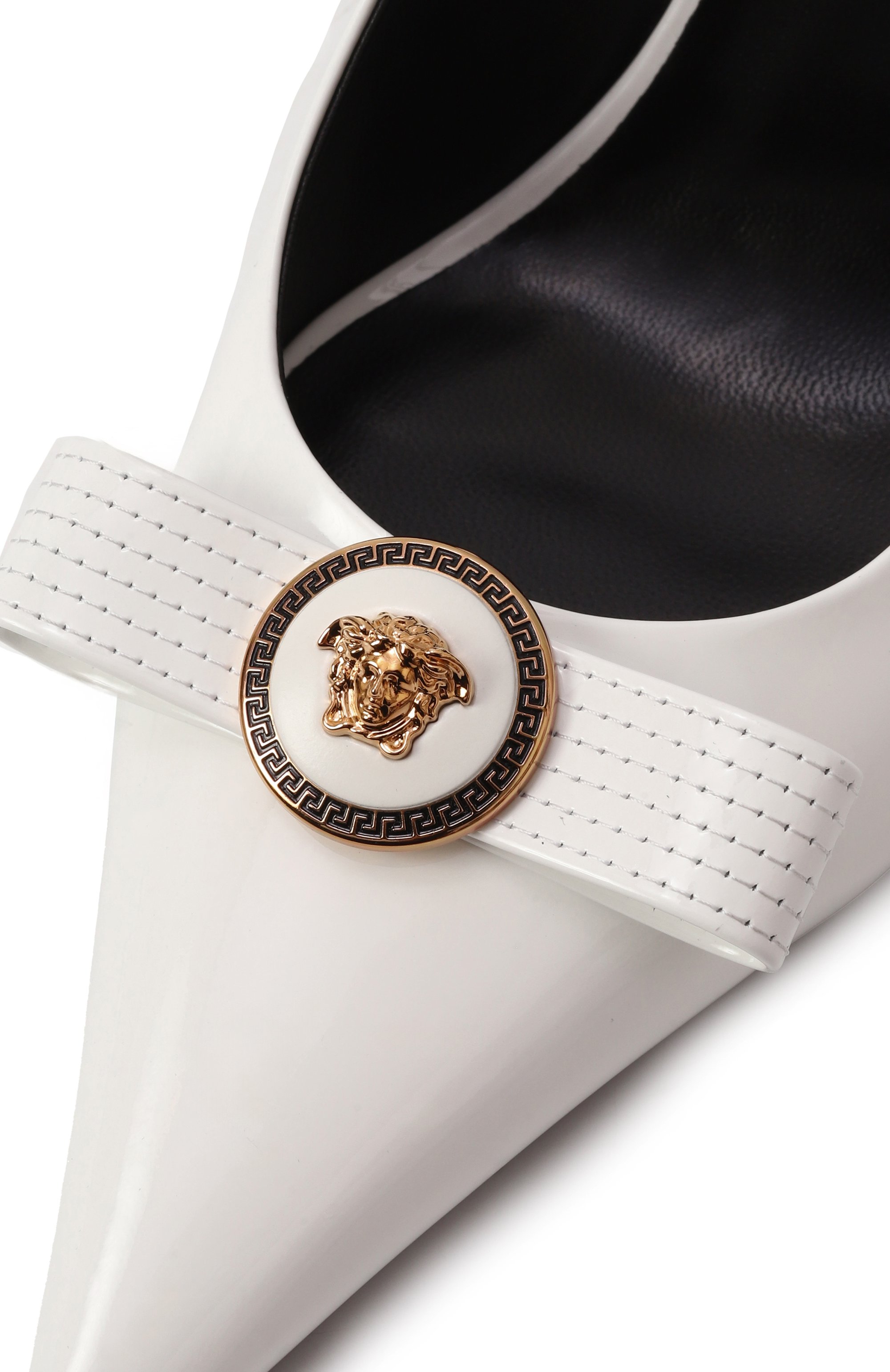 Лакированные туфли gianni ribbon 85 VERSACE, арт. 1013717/D2VE, фото 7