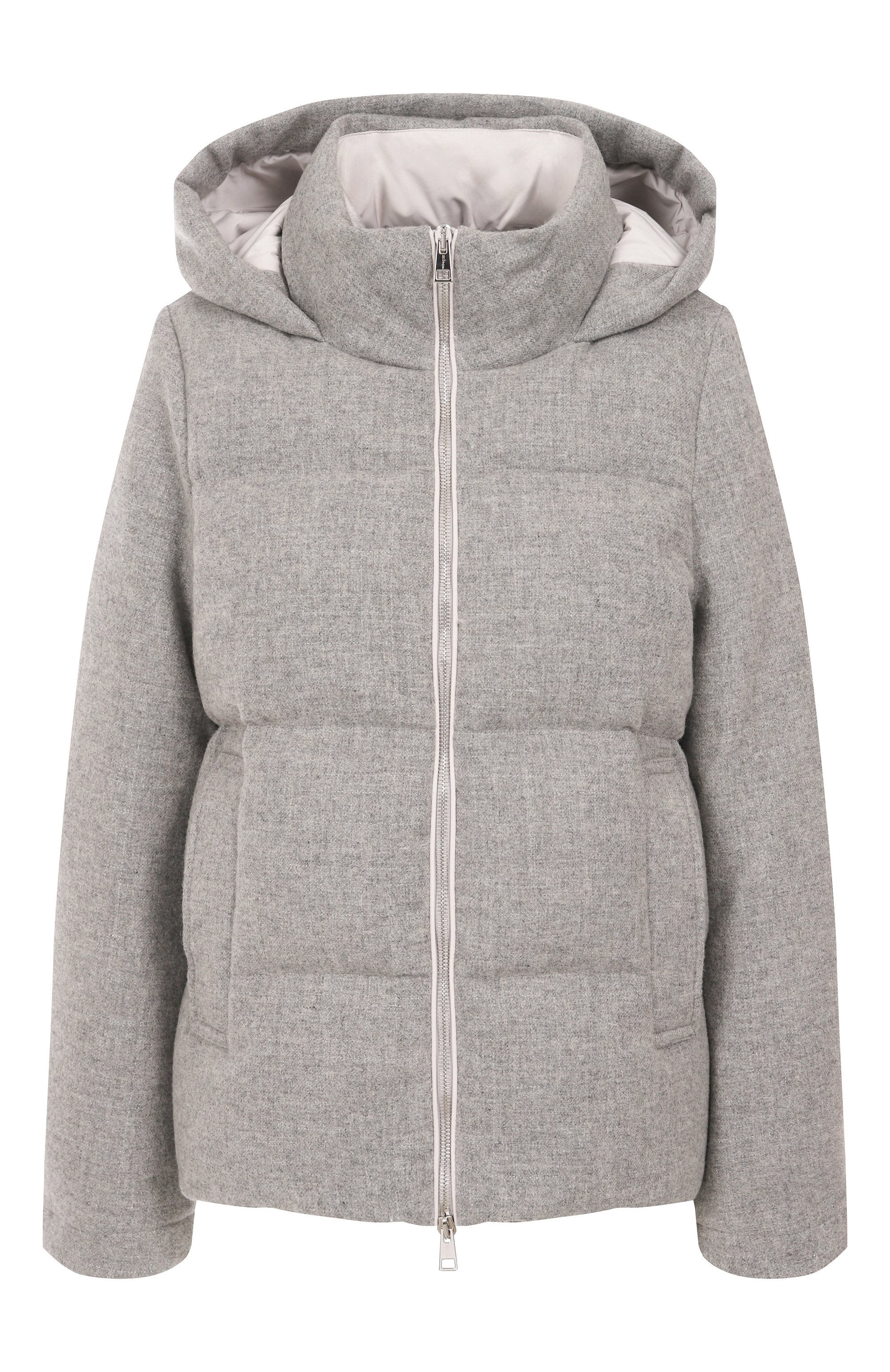 Пуховик из шерсти и кашеми�ра KITON, арт. D54658K0553G01, фото 1