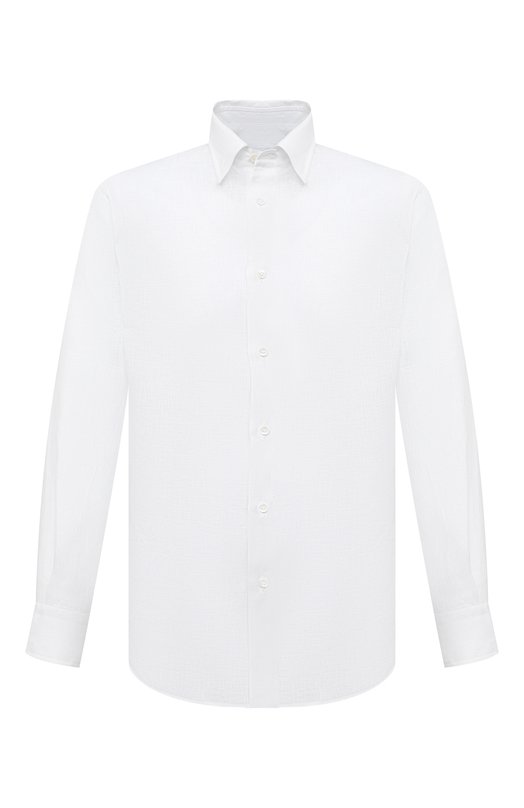 Льняная рубашка Brioni SCAY0L/P9111 Белый SCAY0L/P9111