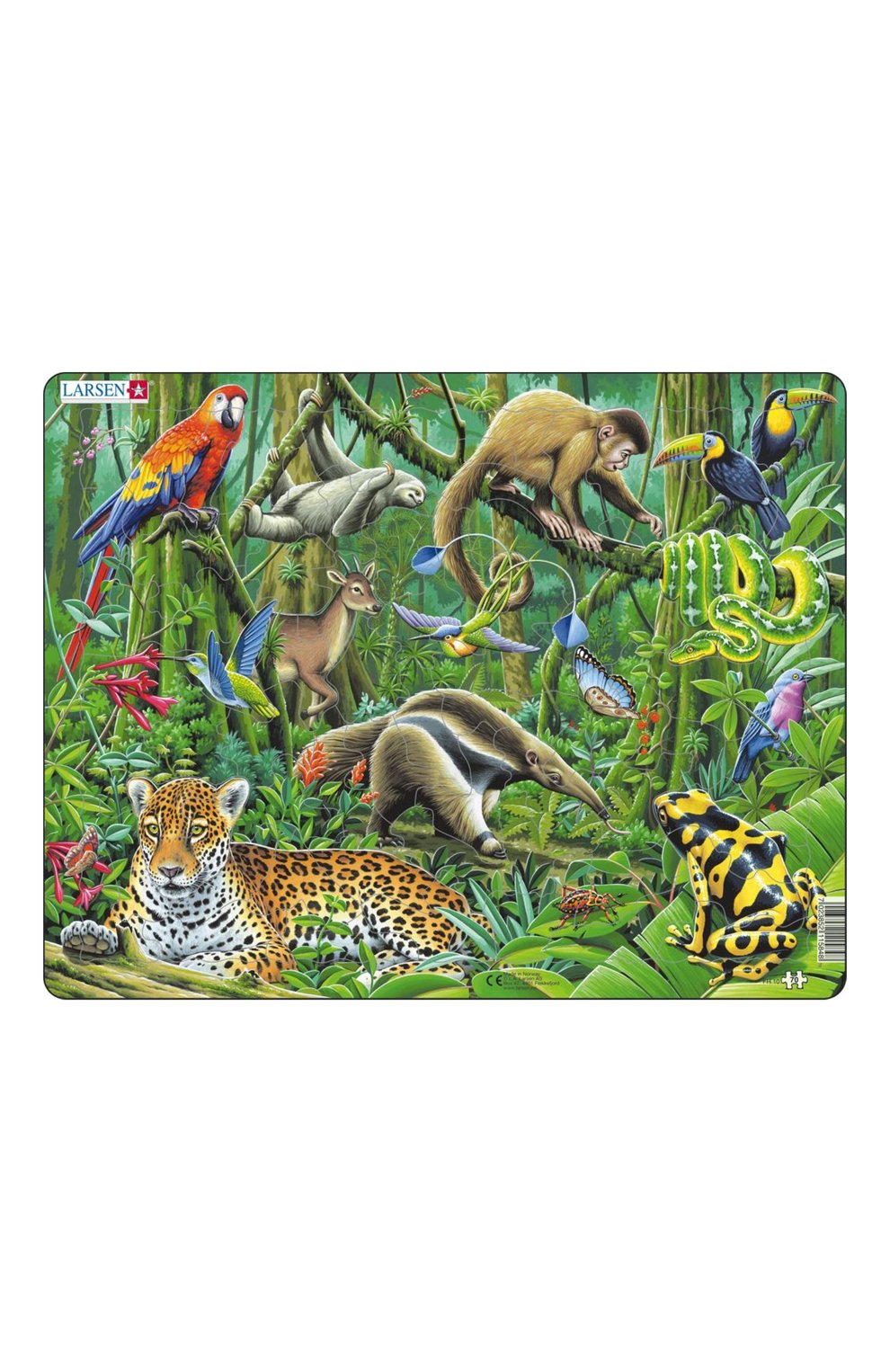 Пазл южно-американские тропики LARSEN, арт. FH10, фото 1