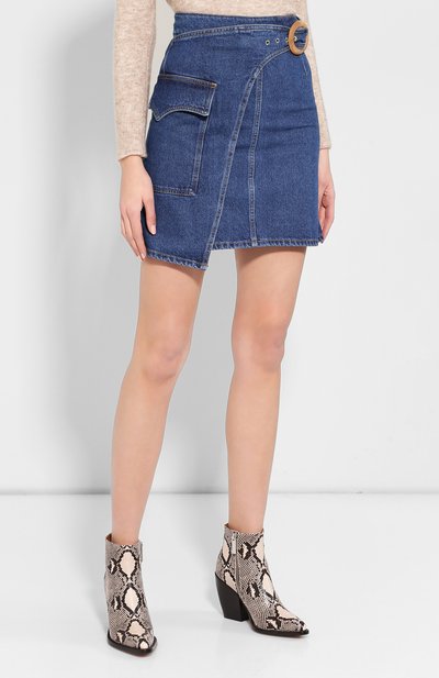 Джинсовая юбка NANUSHKA, арт. YEVA_INDIG0_DENIM, фото 3