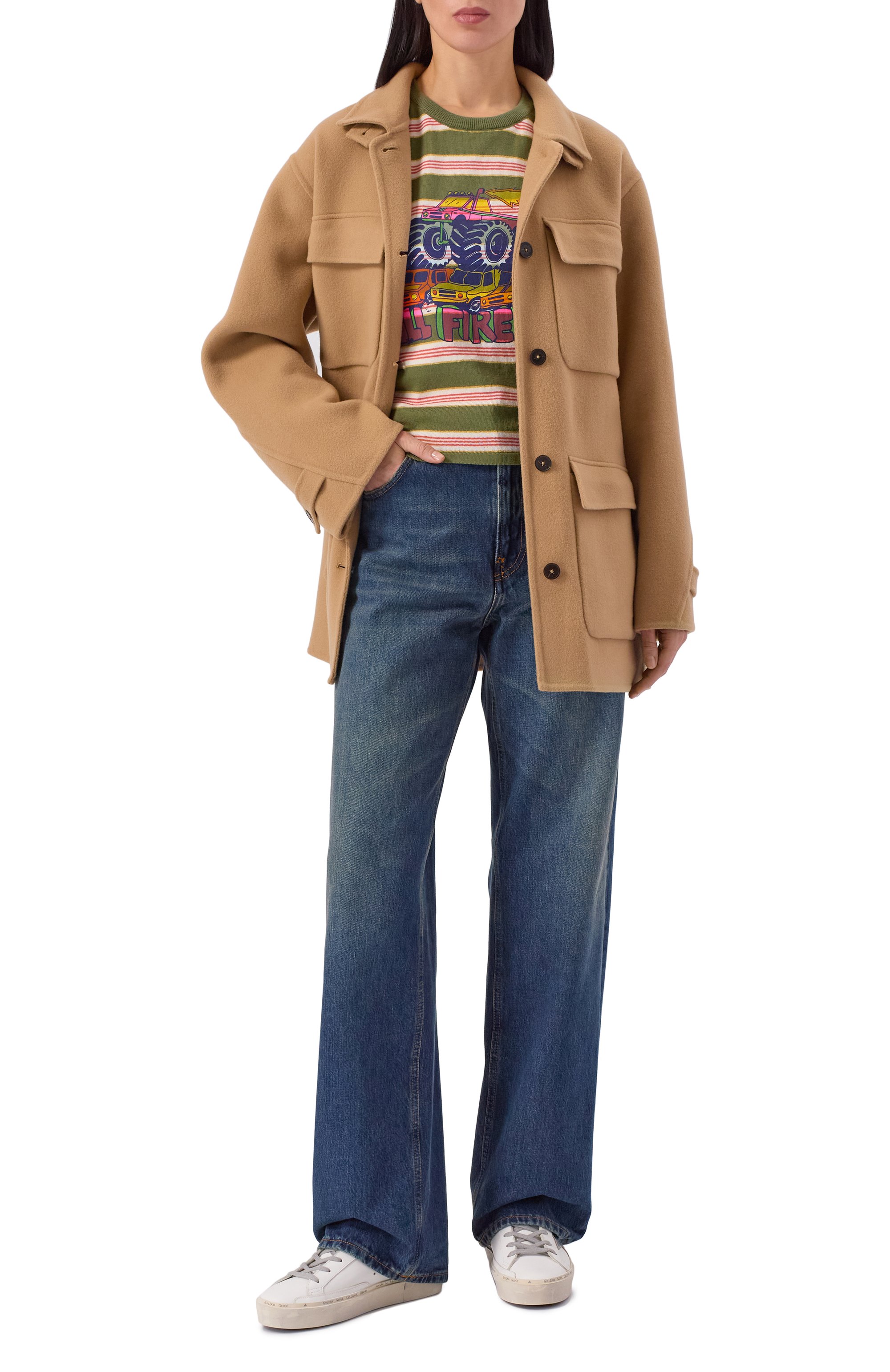 Хлопковый пуловер MOTHER, арт. 81976-1840/THE ITTY BITTY SC00P, фото 2