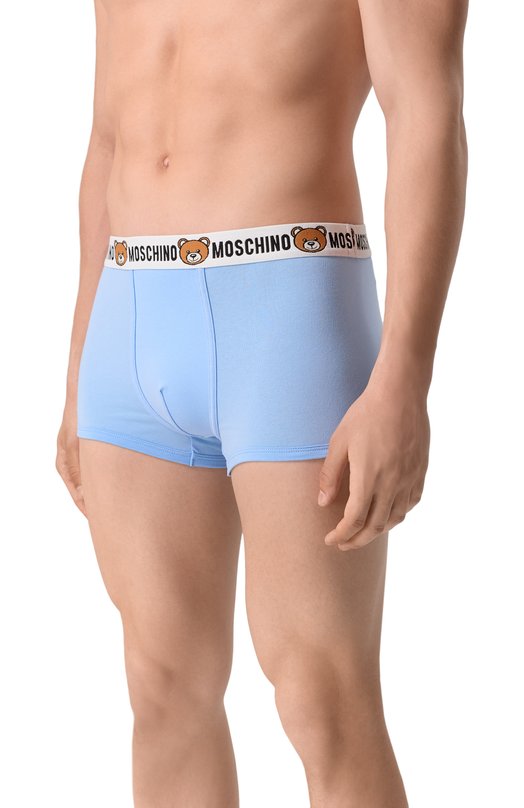Комплект из двух боксеров Moschino 231V1/A1387/4402 Голубой  231V1/A1387/4402 Фото 2