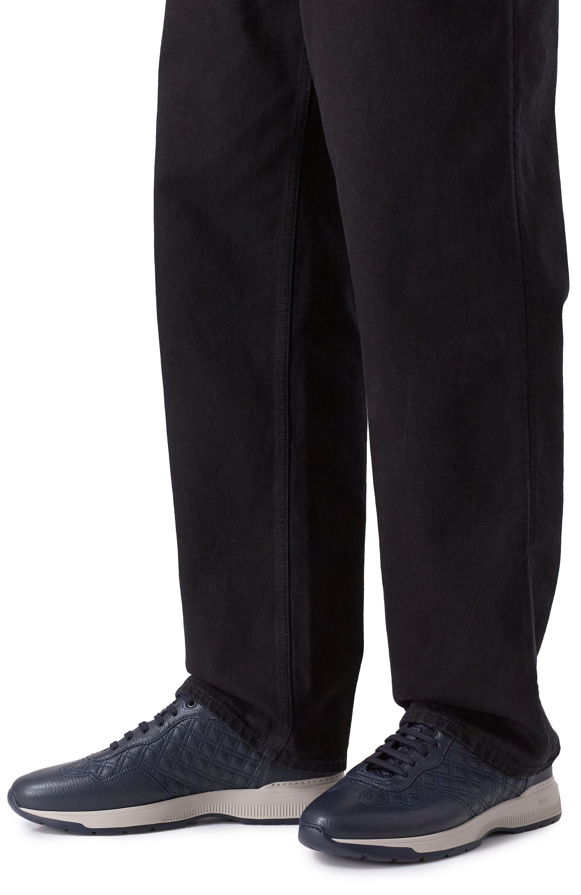 Кожаные кроссовки ZILLI, арт. H0253AM1956VZEV07, фото 3