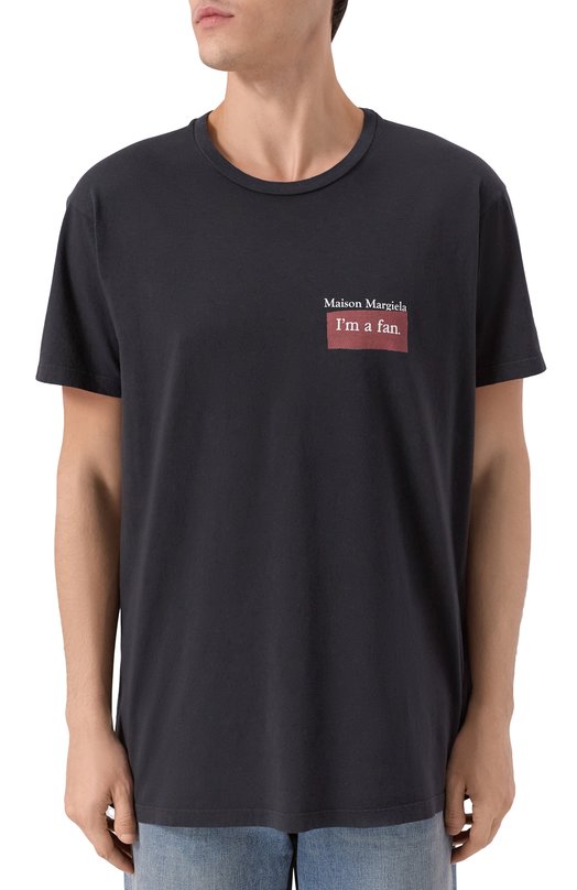 Хлопковая футболка Maison Margiela S50GC0723/S24575 Серый  S50GC0723/S24575 Фото 3