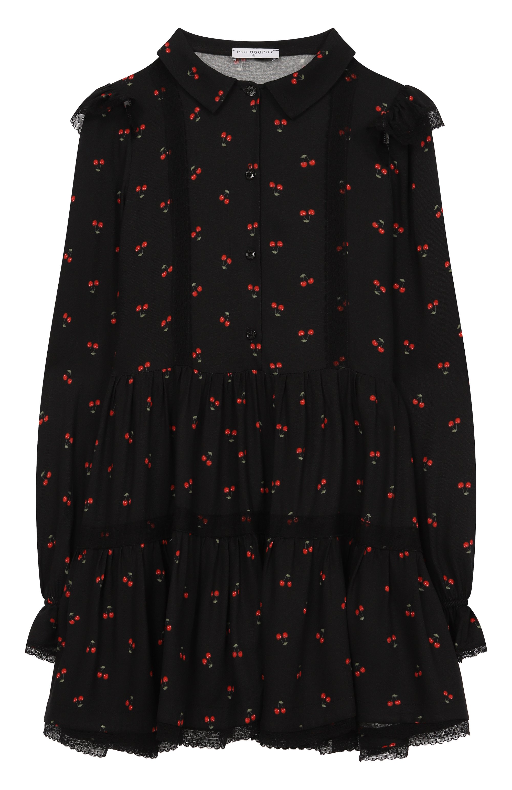 Платье из вискозы PHILOSOPHY DI LORENZO SERAFINI KIDS, арт. I1F902/6605/12-14, фото 1