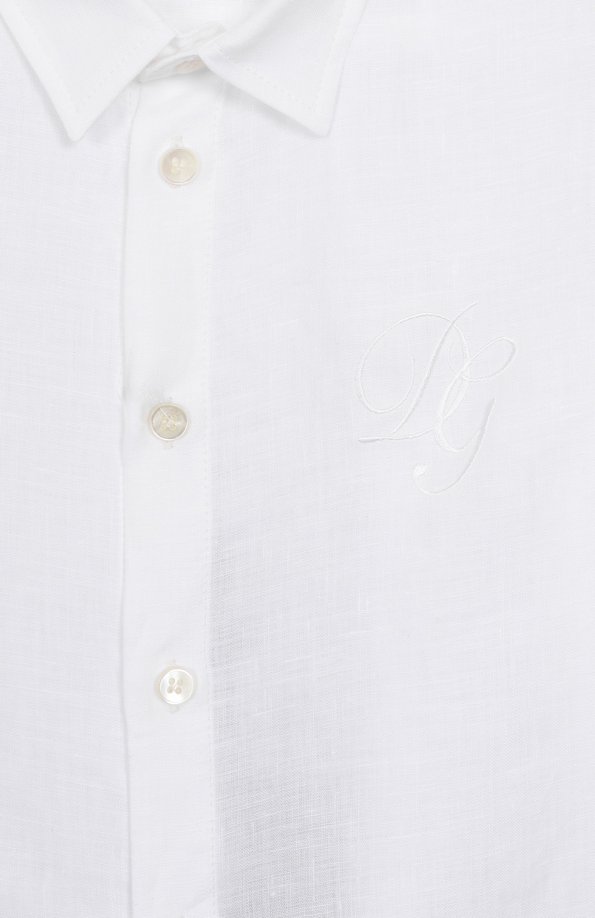 Льняная рубашка DOLCE & GABBANA, арт. L42S70/G7YEA/2-6, фото 3